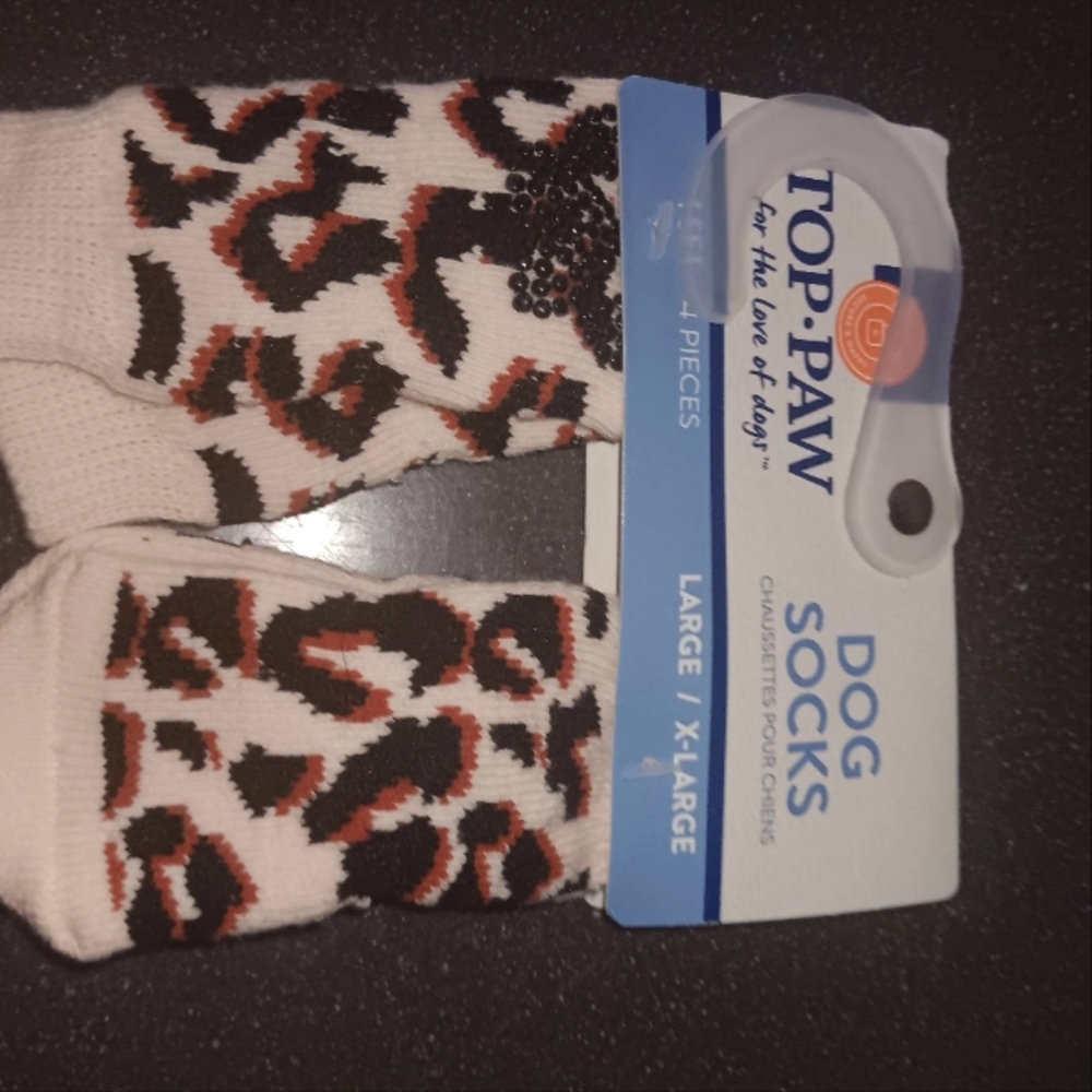 Dog bandanas, hats and socks